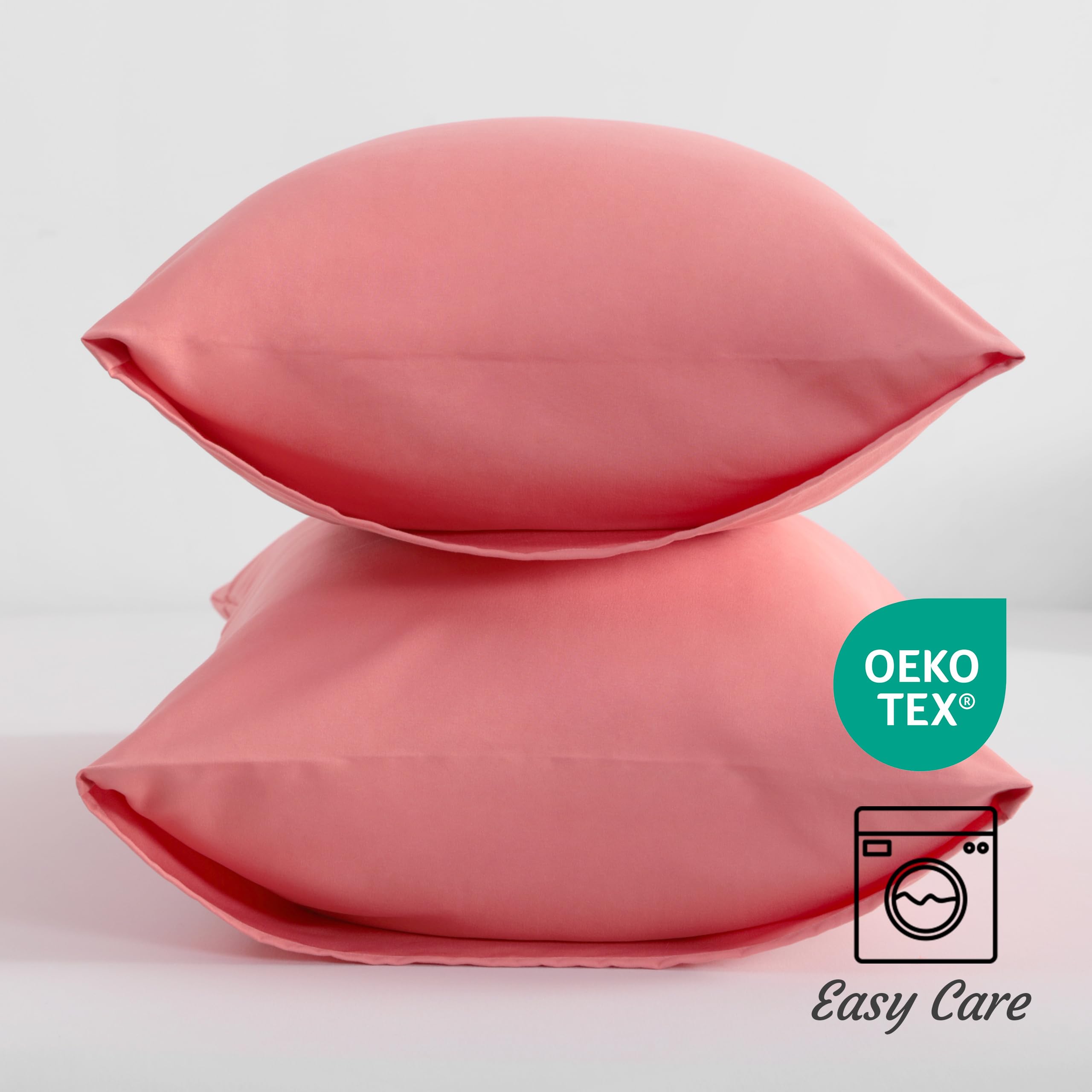 NTBAY toddler pillow cases brushed microfiber close-up emphasizes smooth texture and gentle touch.