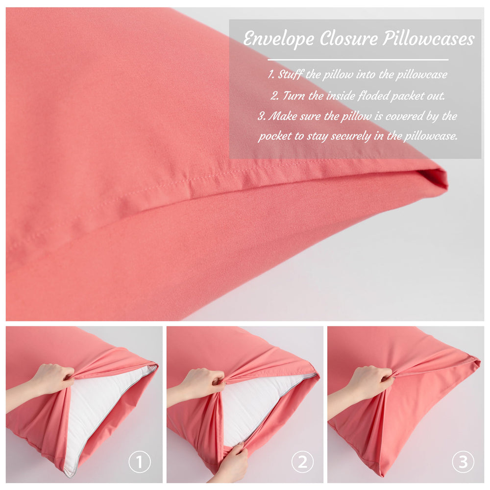 NTBAY toddler pillow cases envelope-closure-detail demonstrates secure insert and tidy appearance.
