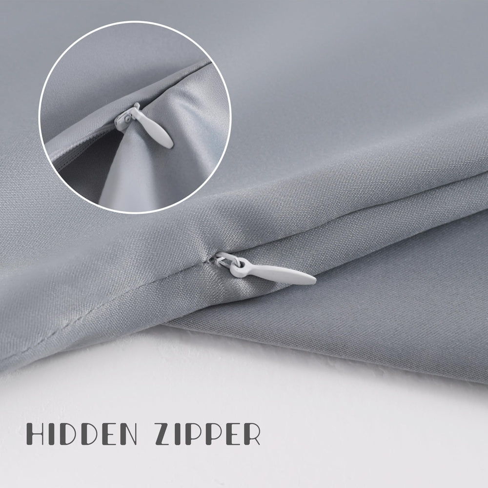 NTBAY hidden zipper detail ensures secure easy pillow insertion for toddlers