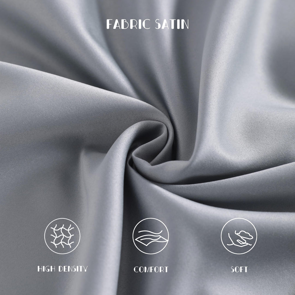 NTBAY silk satin texture close-up highlighting soft finish ideal for sensitive skin