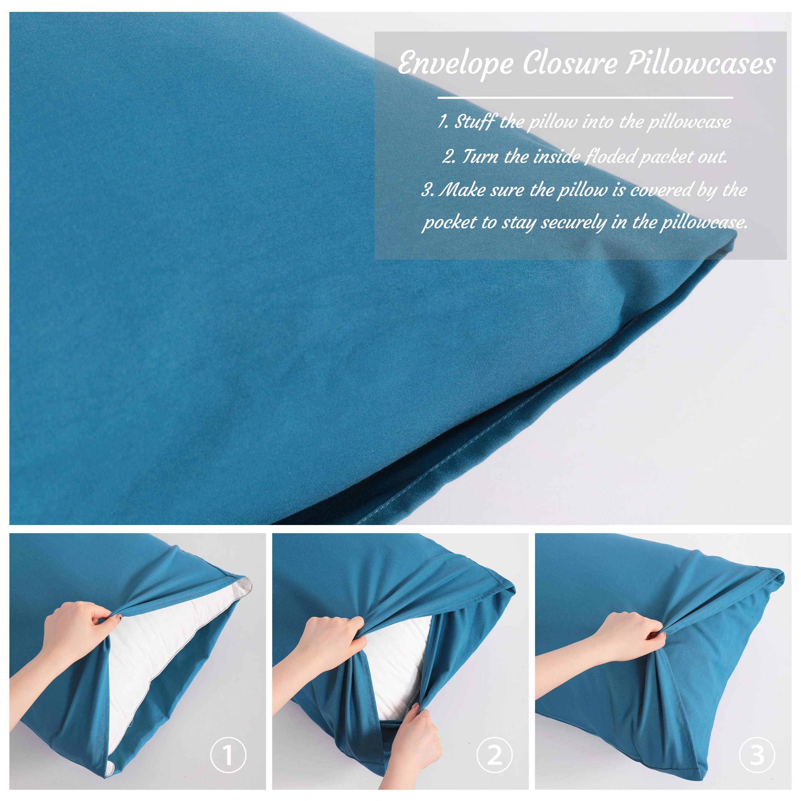 NTBAY toddler pillowcase wrinkle-free finish helps beds look neat daily