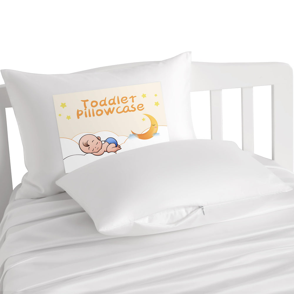 NTBAY toddler pillowcase with hidden zipper for a secure, snug fit.