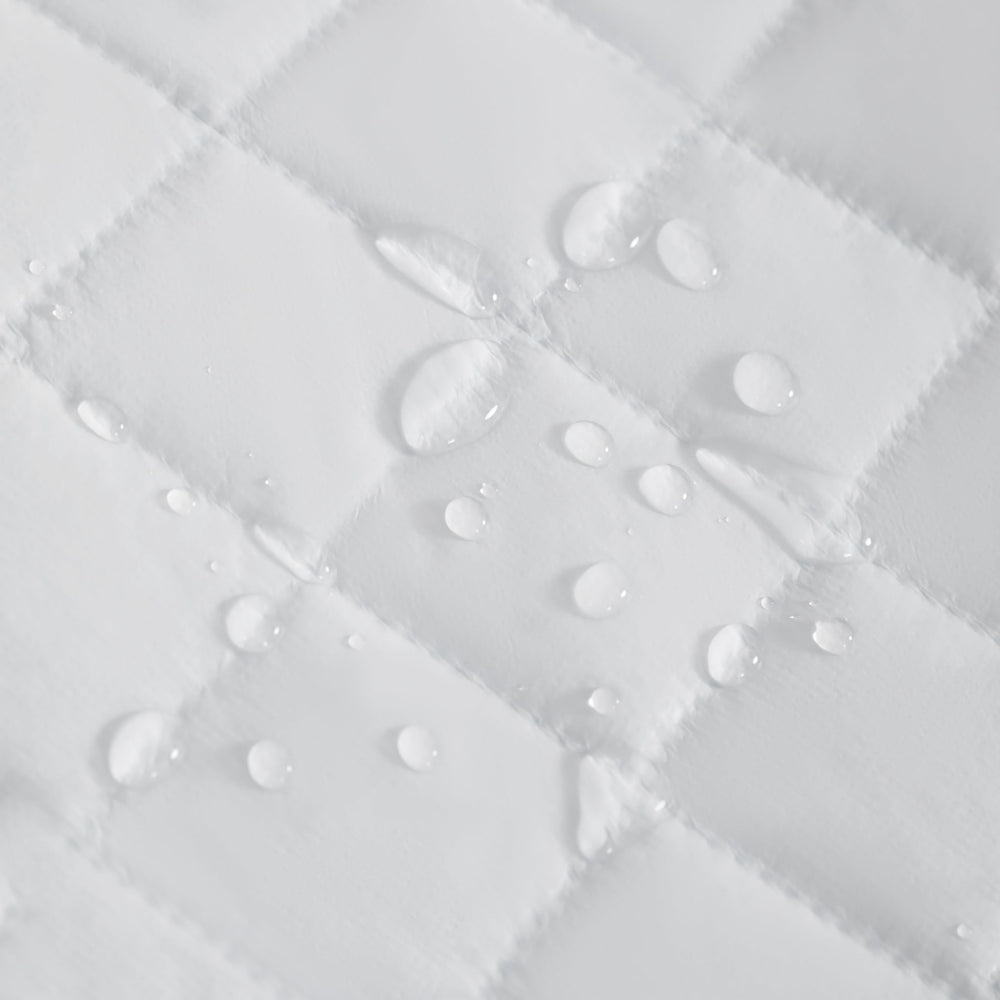 NTBAY TPU waterproof membrane backing blocks liquids, keeping the crib dry and healthy.