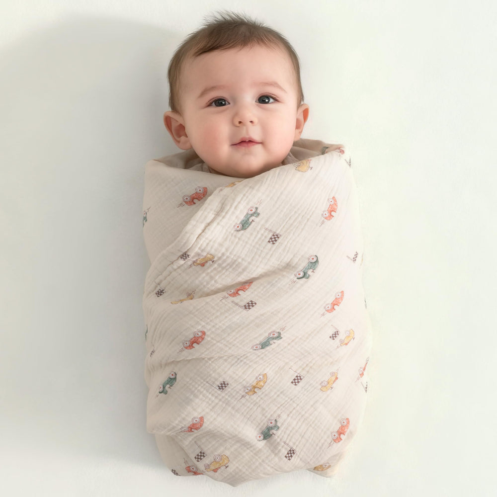 NTBAY travel-friendly blanket folds compactly for packing.