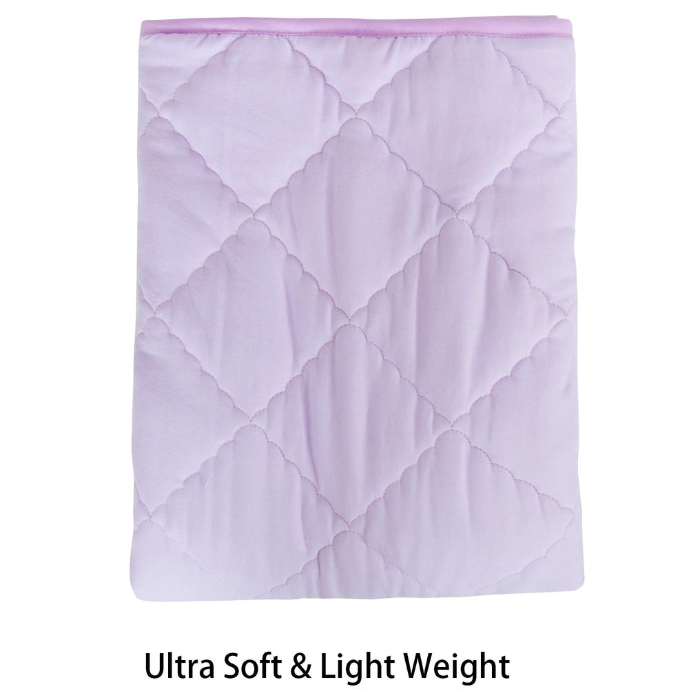 NTBAY travel/nap blanket compact size, ideal for car trips and stroller