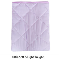 NTBAY travel/nap blanket compact size, ideal for car trips and stroller