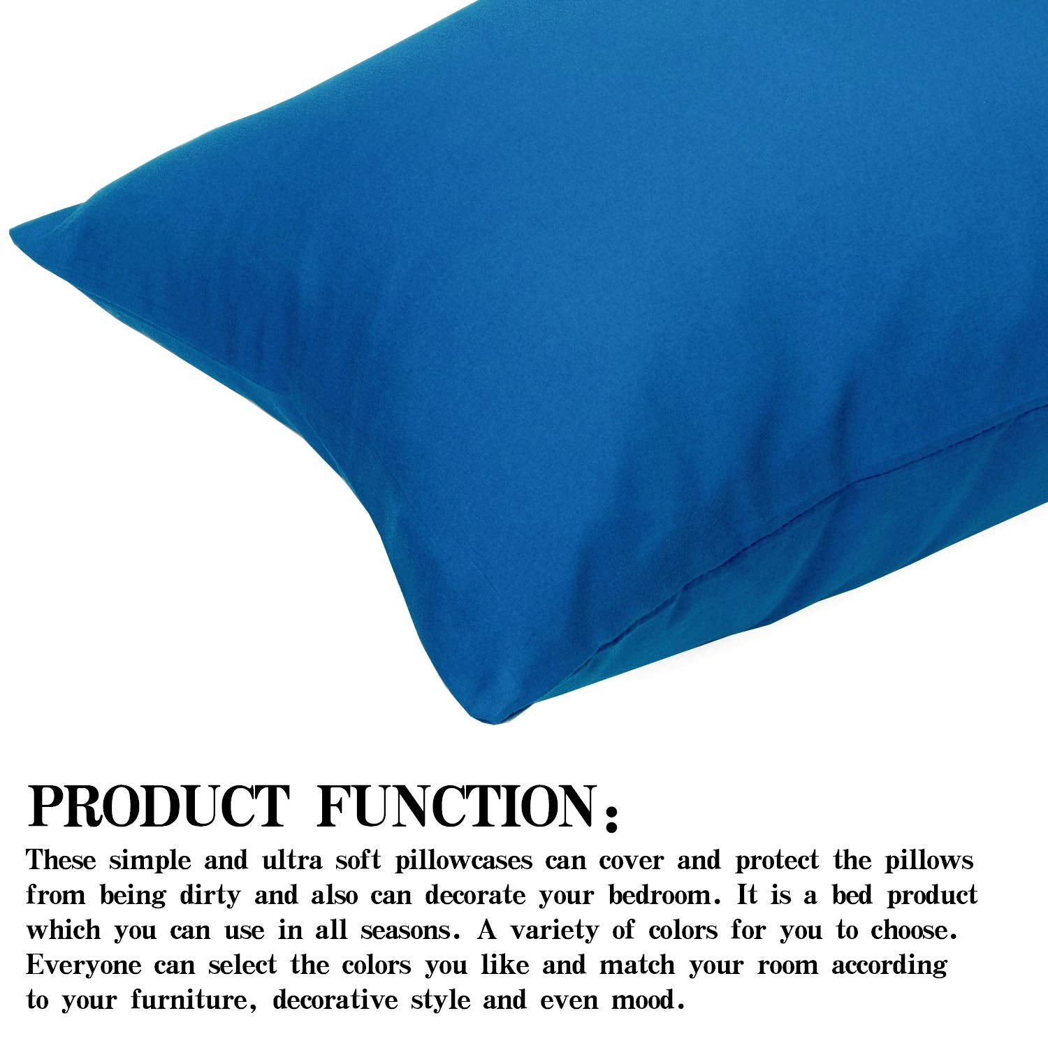 NTBAY pillowcase close-up highlights soft brushed microfiber gentle to skin