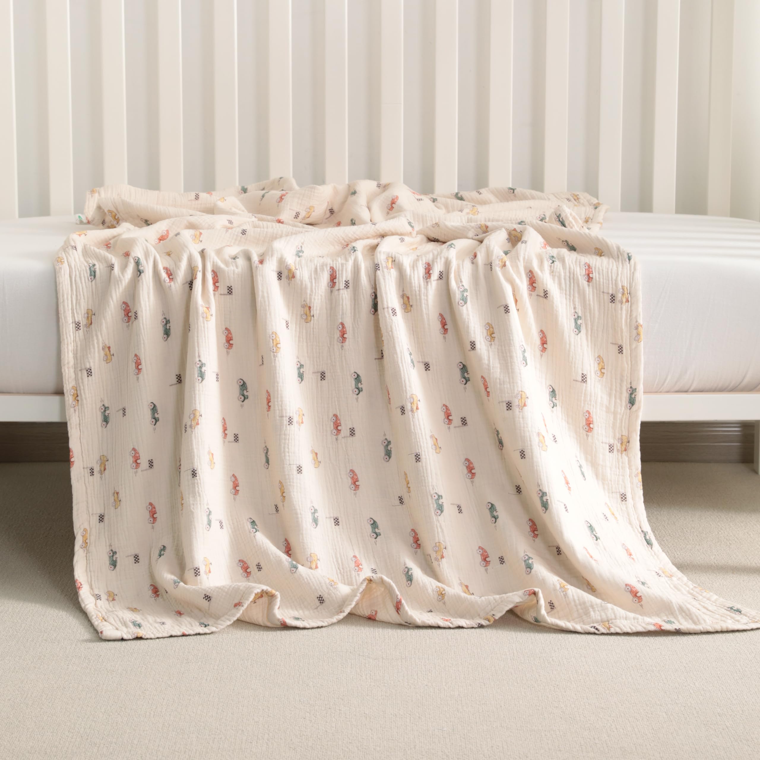 NTBAY two-layer muslin design shows breathable warmth.