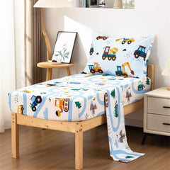 NTBED construction truck flat sheet adds breathable comfort during naps