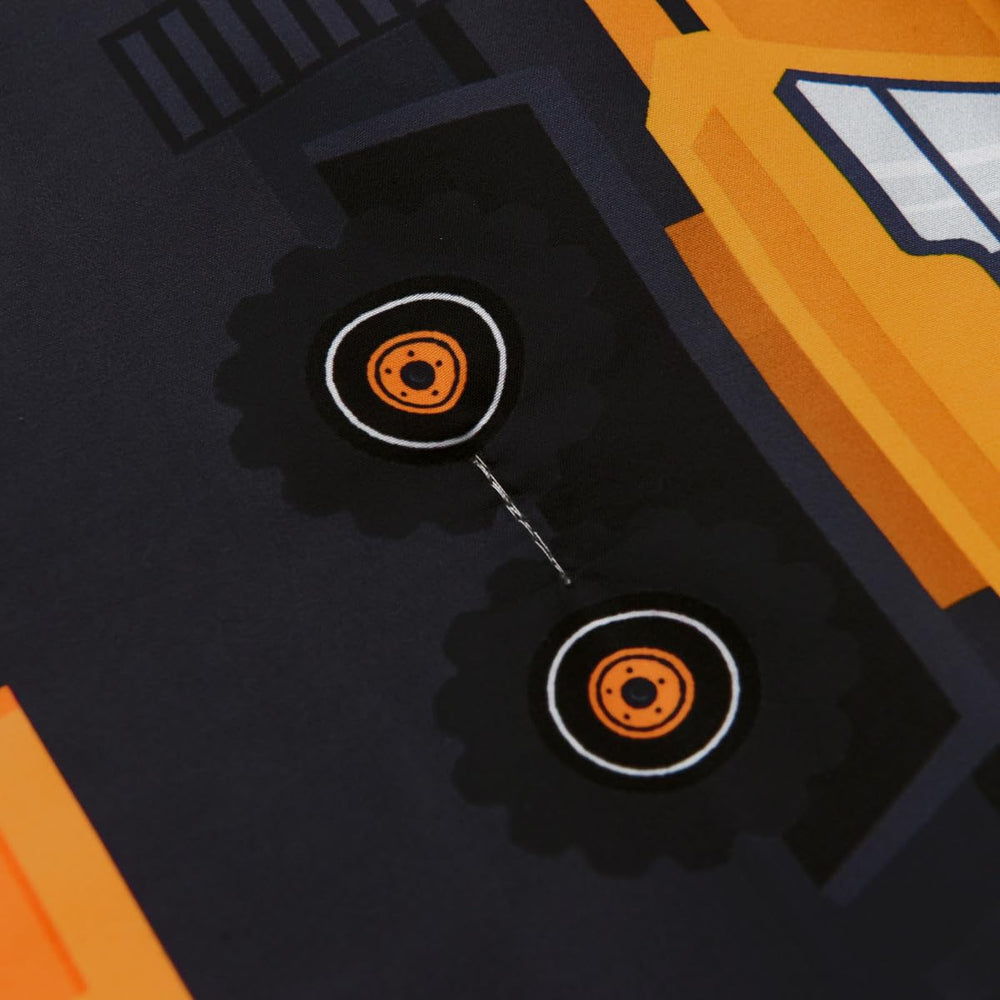 NTBED construction vehicles 4-piece set provides coordinated playful bedding.
