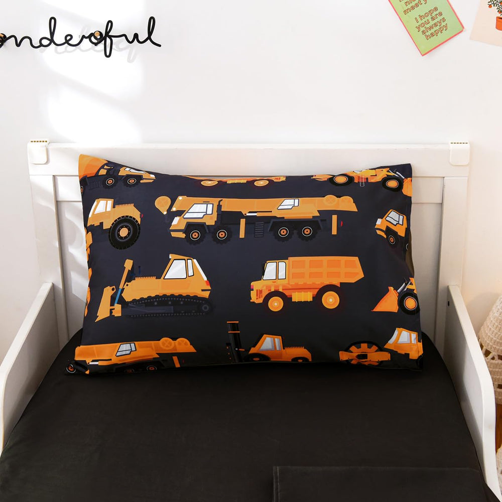 NTBED construction vehicles fitted sheet with deep pockets stays in place.