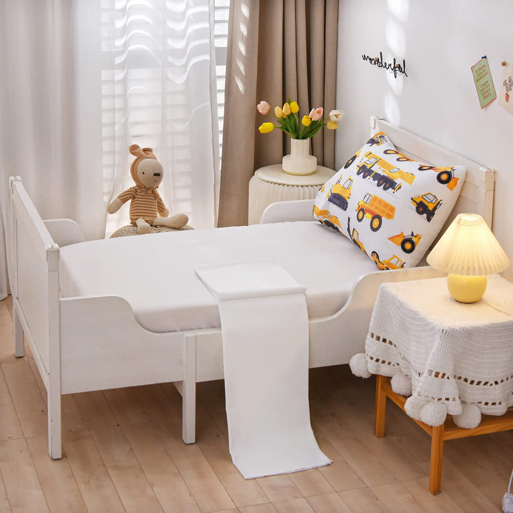 NTBED flat sheet with construction pattern delivers soft, durable microfiber daily comfort