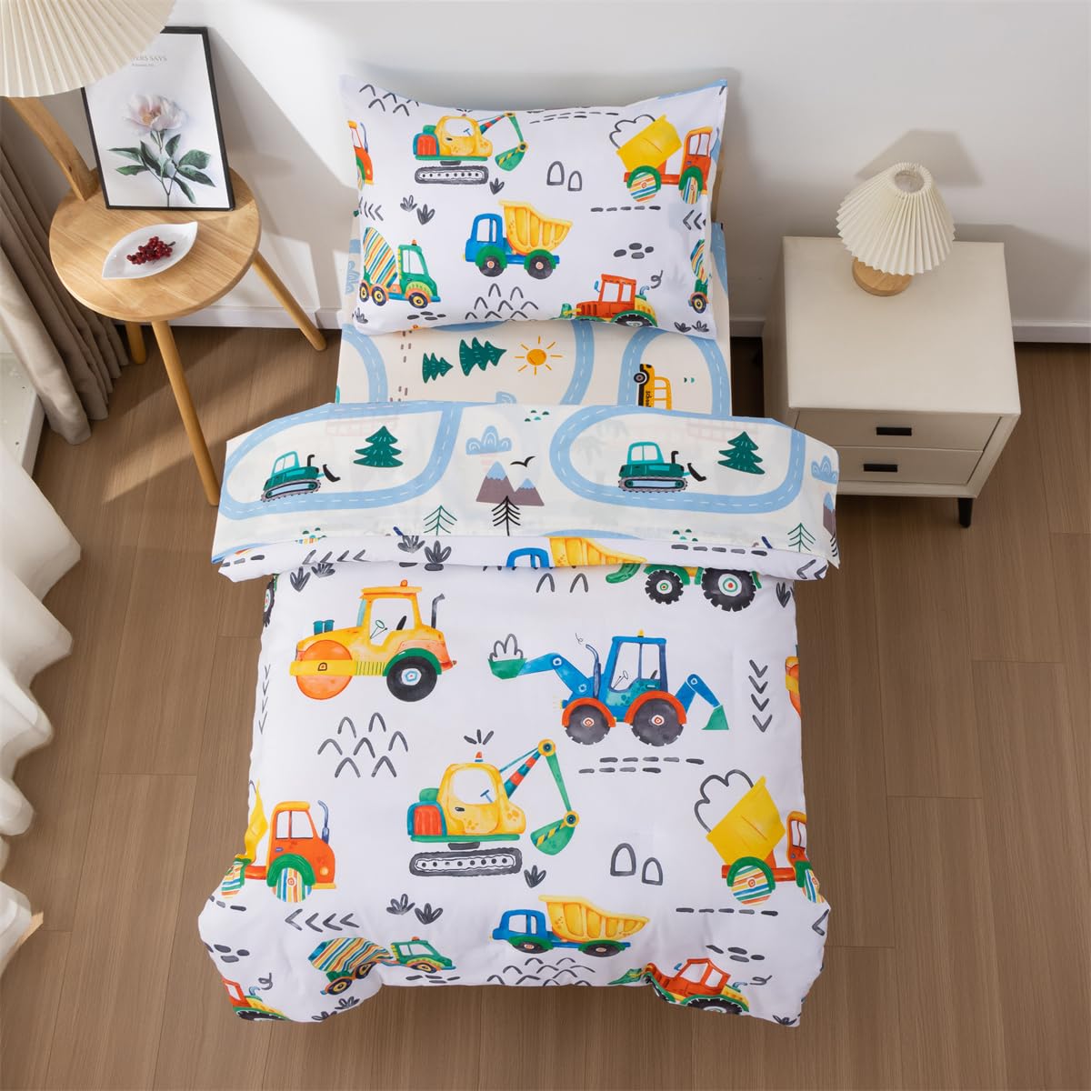 NTBED flat sheet with construction pattern provides soft, breathable sleep layer