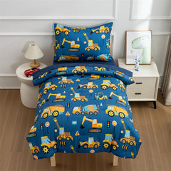 NTBED traffic construction comforter in blue—soft microfiber for cozy all-season warmth and easy care.