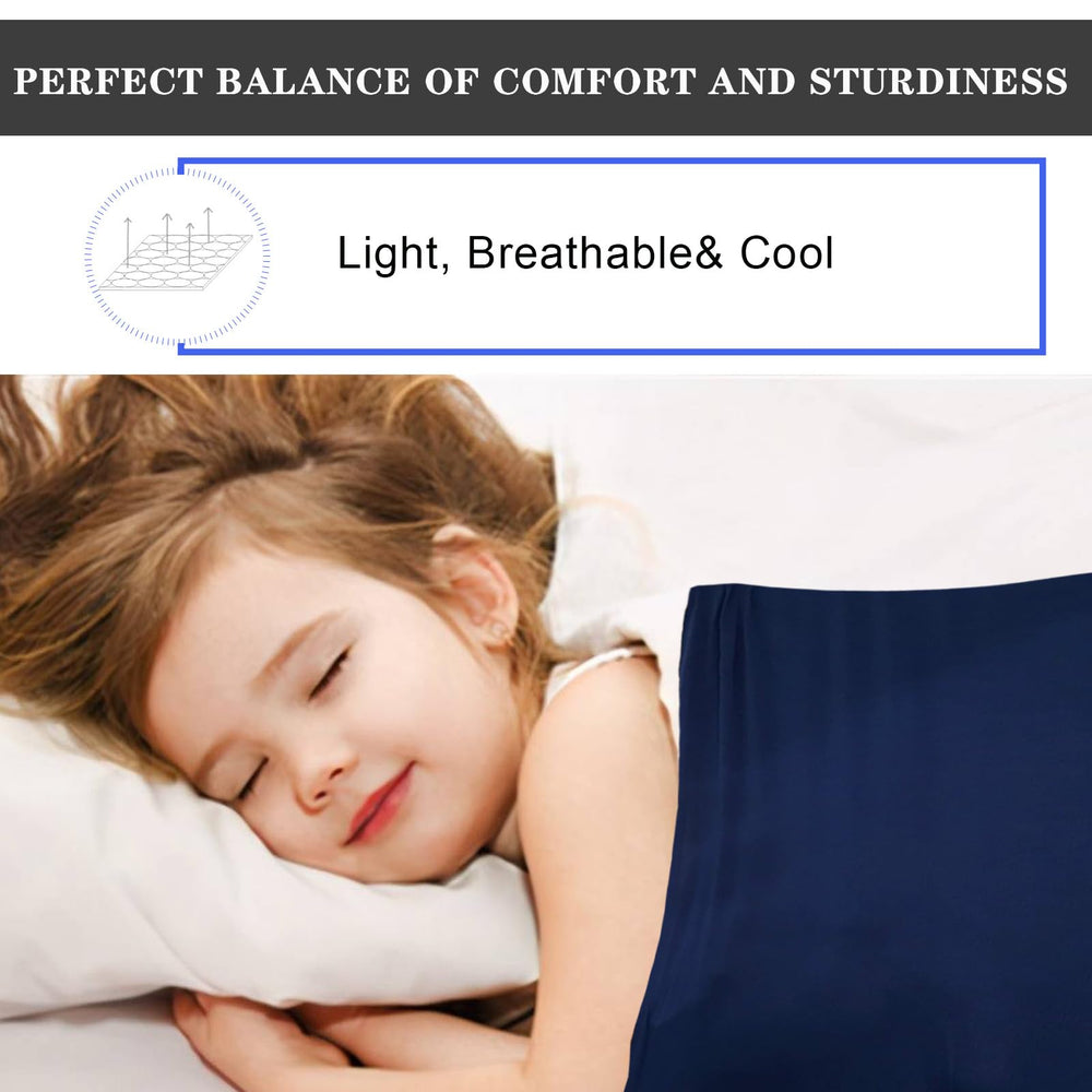 Ntomtuex sensory bed sheet in breathable polyester for cool night comfort