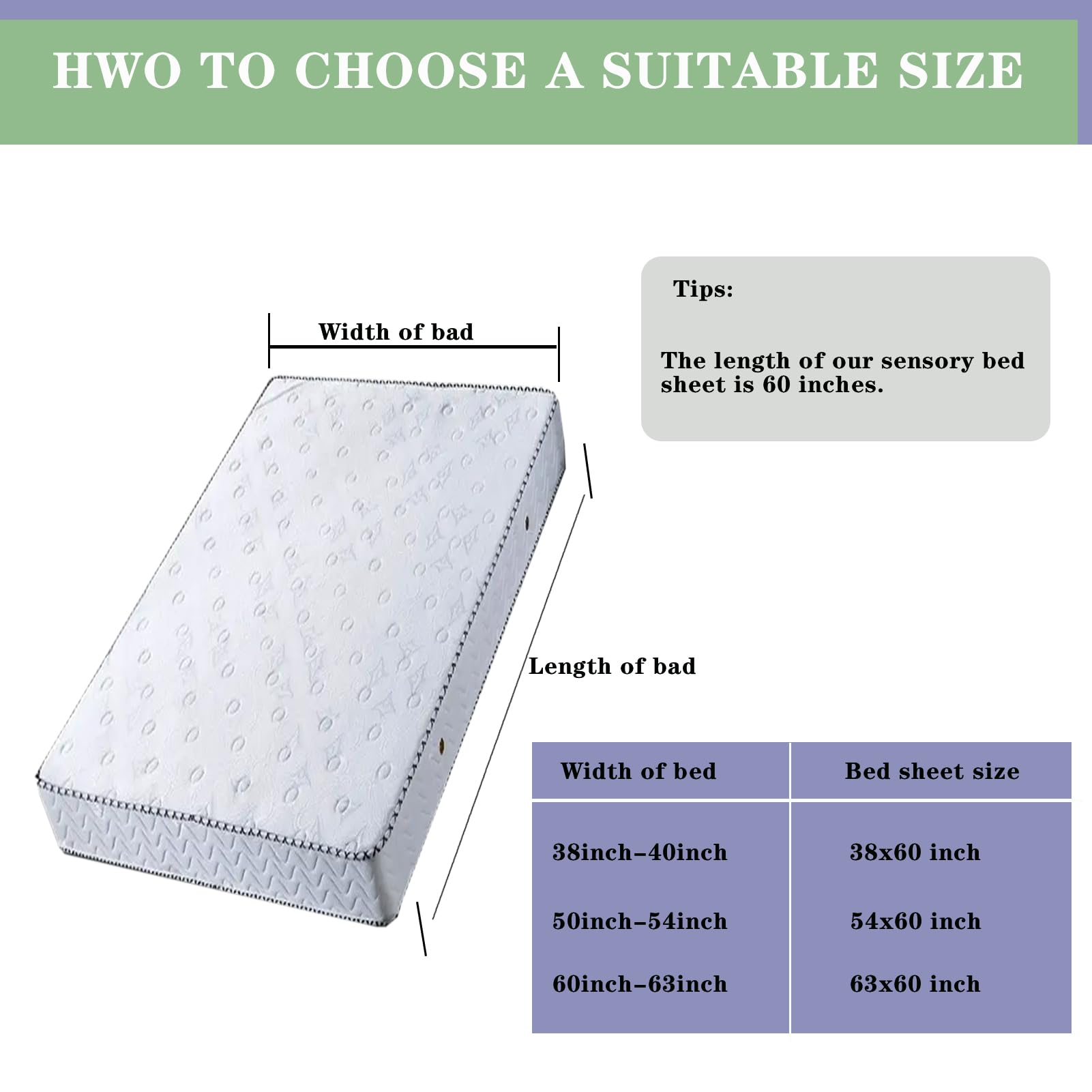 Ntomtuex sensory bed sheet machine washable for easy refresh