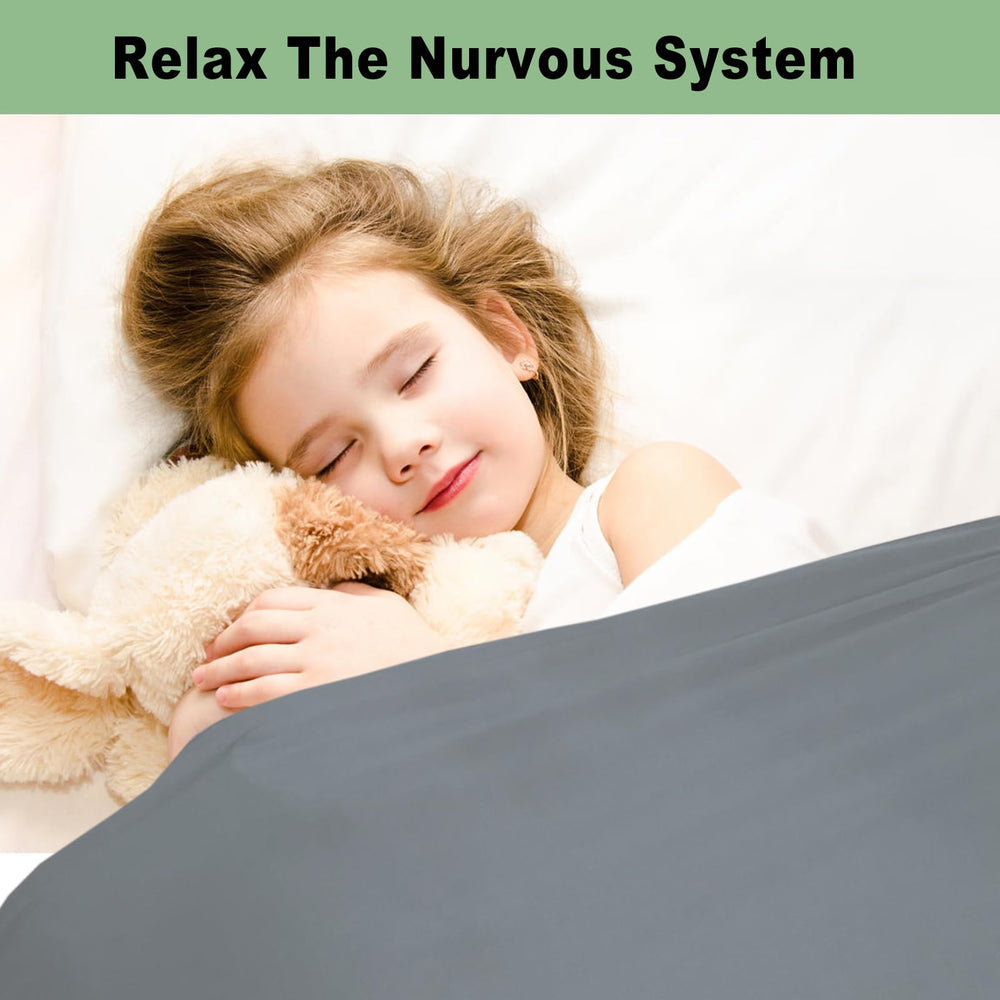 Ntomtuex sensory bed sheet showing weight distribution for secure sleep