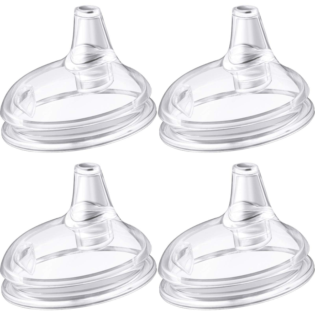 Nuanchu 4-pack spout nipples ready for quick replacement during feeding