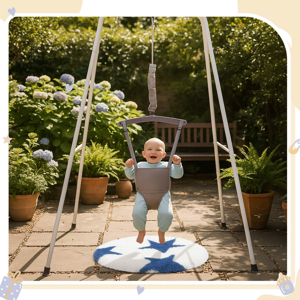 Child jumping on Nuanchu mat supports coordinated movement