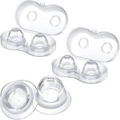 Nuanchu inverted nipple corrector suckers with travel case for easy on the go use