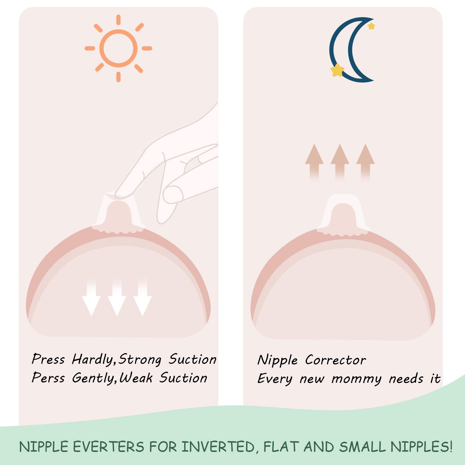 Nuanchu nipple suction device demonstrates discreet wear under clothing