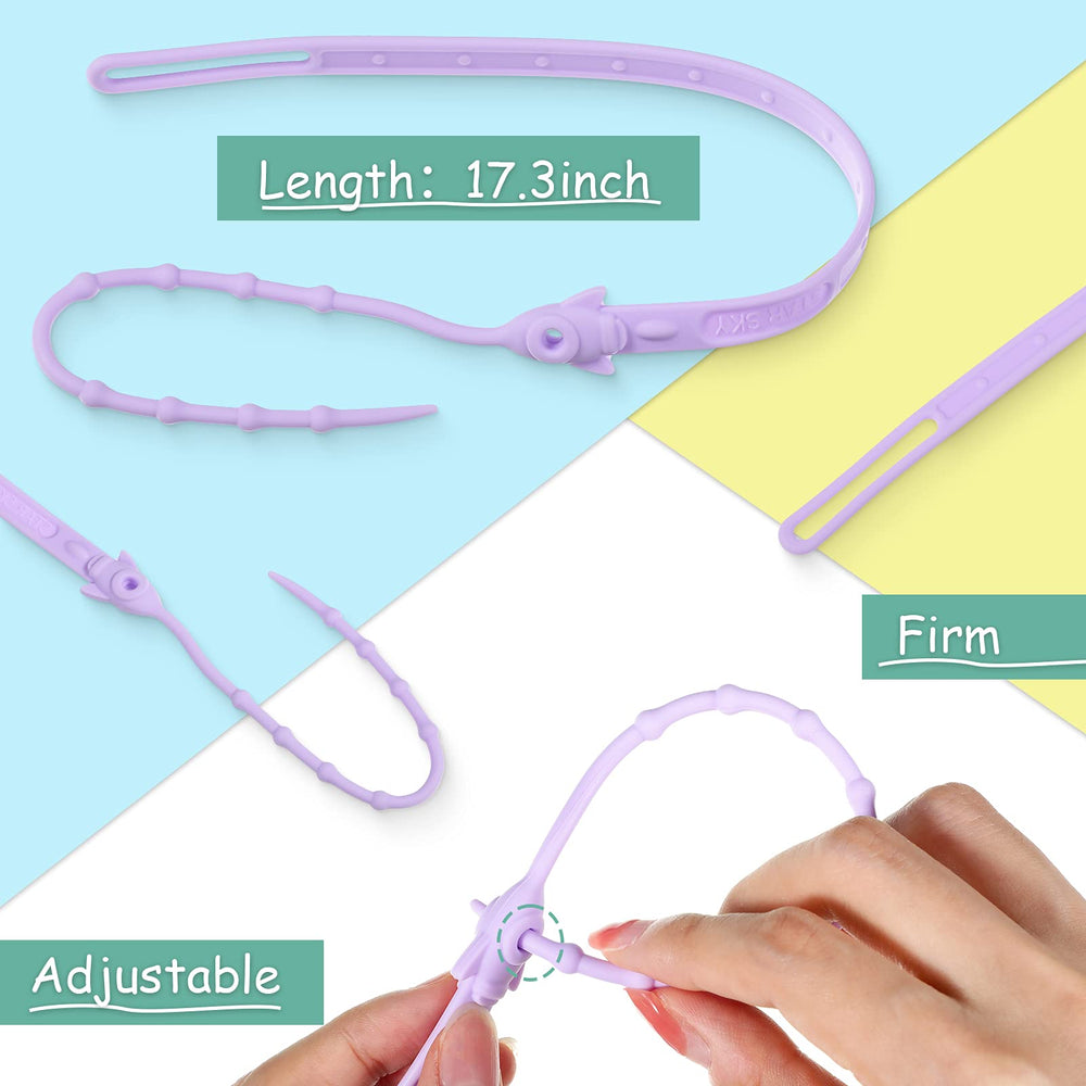 Nuanchu toy straps stroller clip demonstrates secure attachment on the go