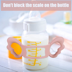 Nuanchu wide-neck bottle handles three-pack shows versatile compatibility