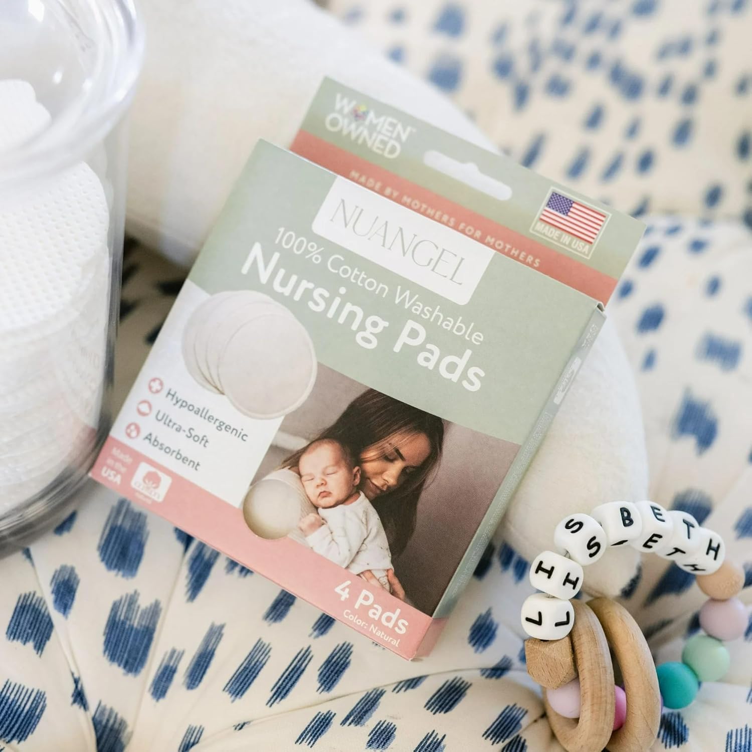 NuAngel pads are a reusable alternative to disposables for everyday motherhood routines.