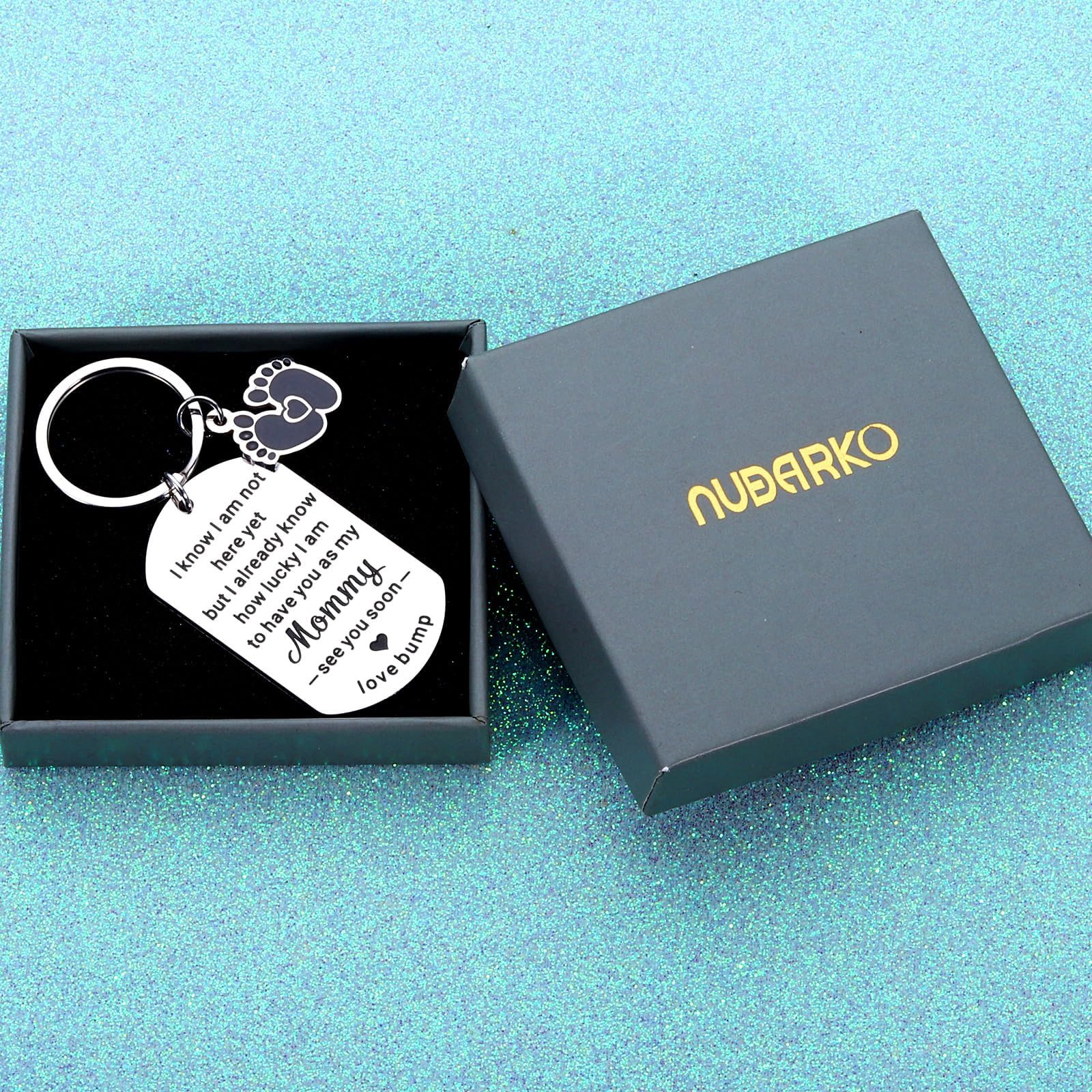 NUBARKO unboxing in blue gift box enhances gifting moment.