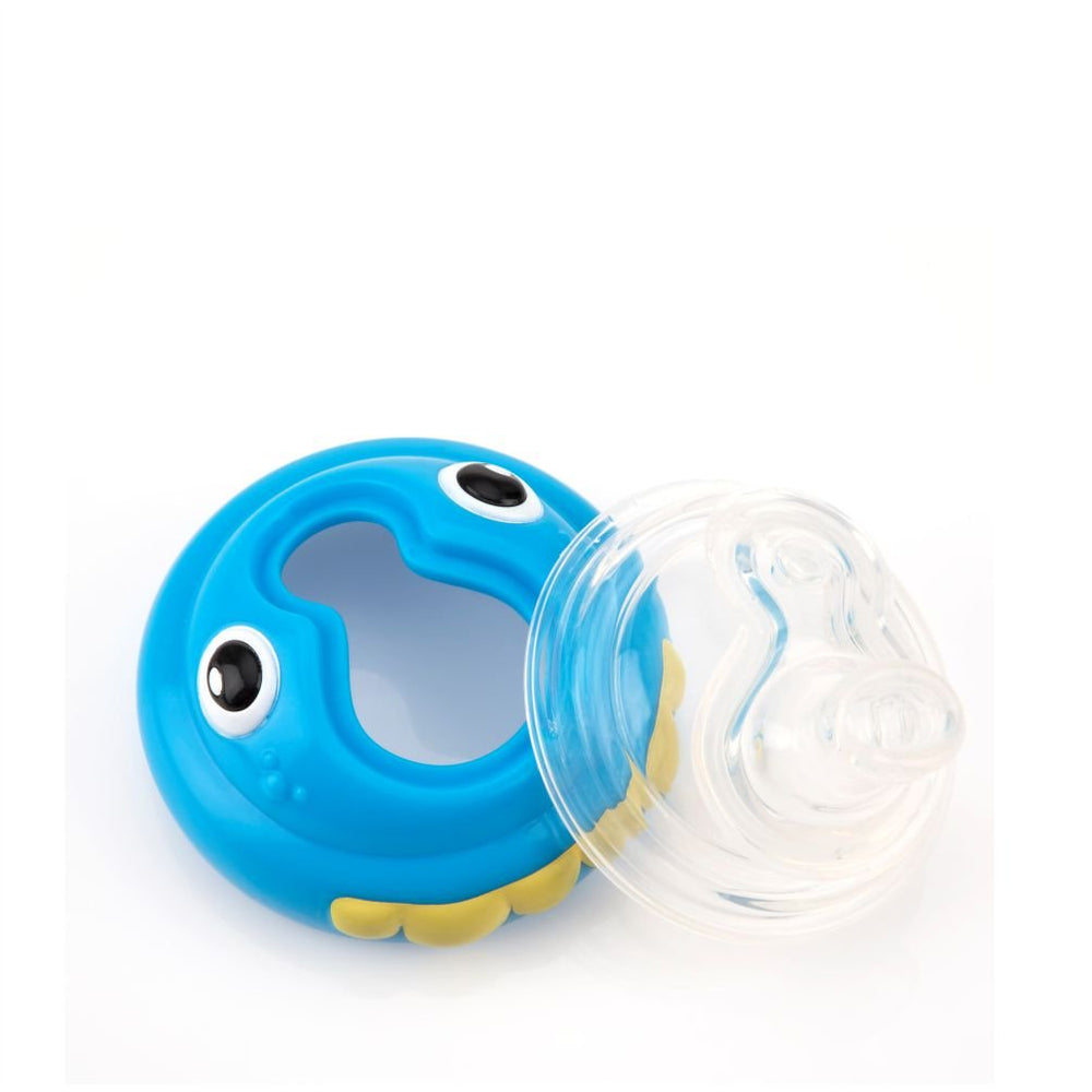 Nuby durable handles fit small hands for independent sipping.