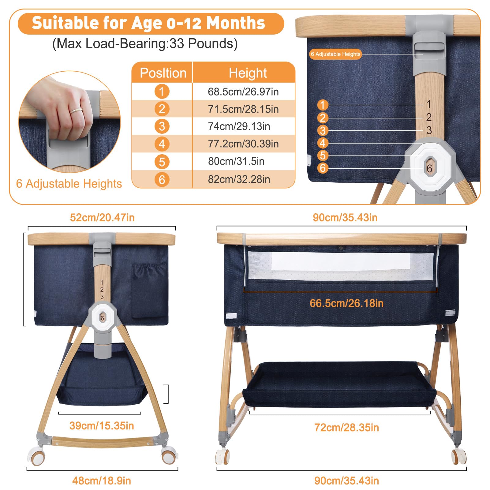 nujett memory foam mattress provides soft, breathable support for newborn comfort