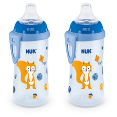 NUK 62703 cup spout closeup shows spill-proof design and soft gum-friendly spout.