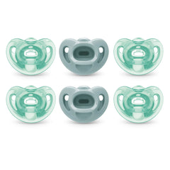 NUK Comfy Pacifier newborn face-contour for gentle breathing.