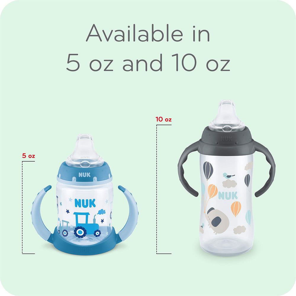 NUK Disney large learner cup in kitchen demonstrates easy cleaning and everyday use