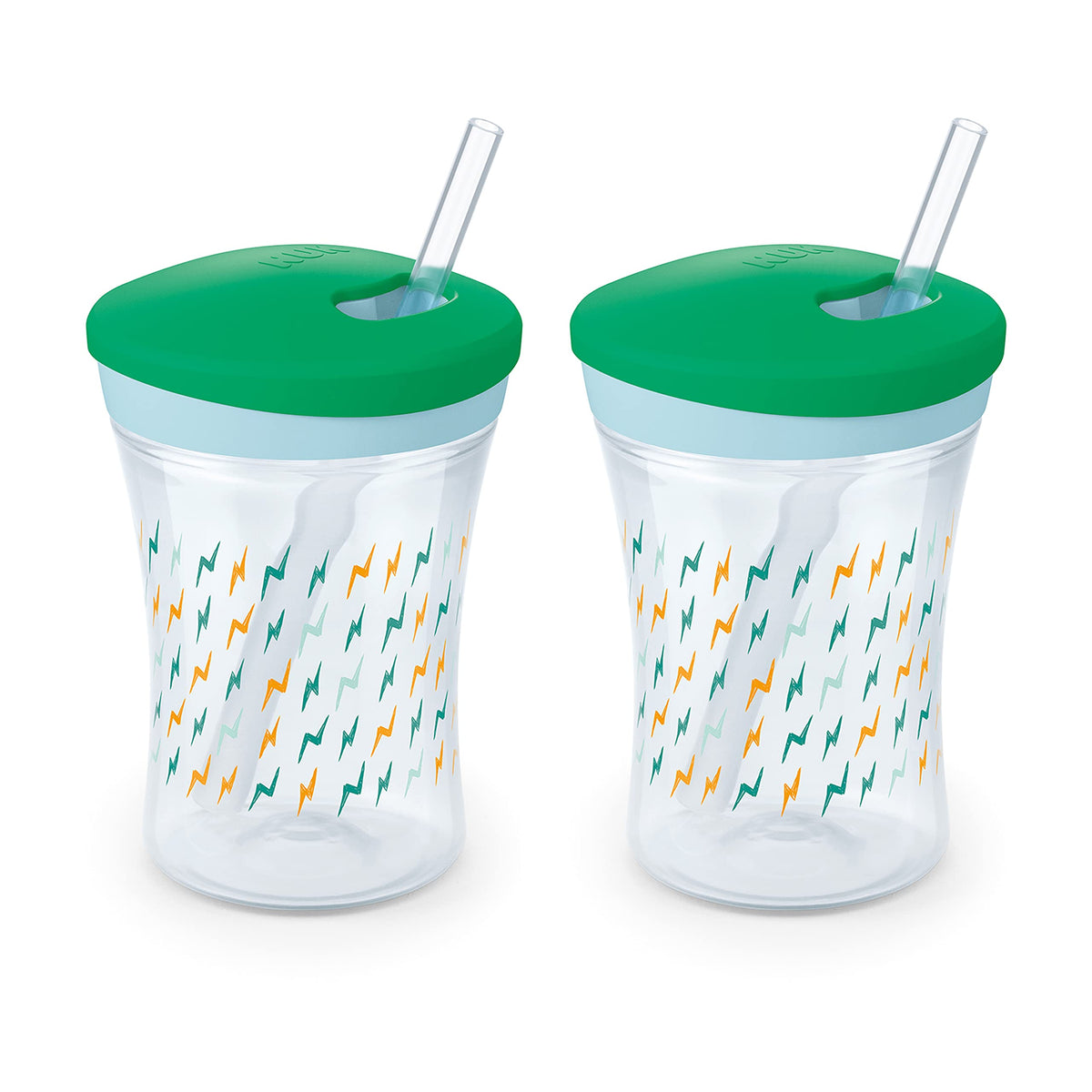 NUK Evolution Straw Cup with twist lid for leak-free on-the-go drinking