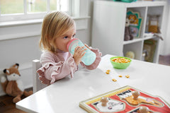 NUK First Essentials hard spout sippy cup 10oz, ages 12 months and up; BPA-free and dishwasher-safe.