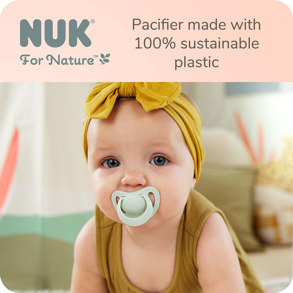 NUK for Nature 4-pack pacifier 6-18 months lasting comfort