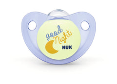 NUK heart-shaped shield pacifier ensuring easy breathing for baby