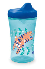 NUK Hide 'n Seek hard spout close-up shows bite-resistant design for toddlers.