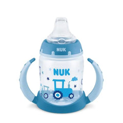 NUK Learner Cup Sea Creatures featuring sea-creature theme and tractor accents.