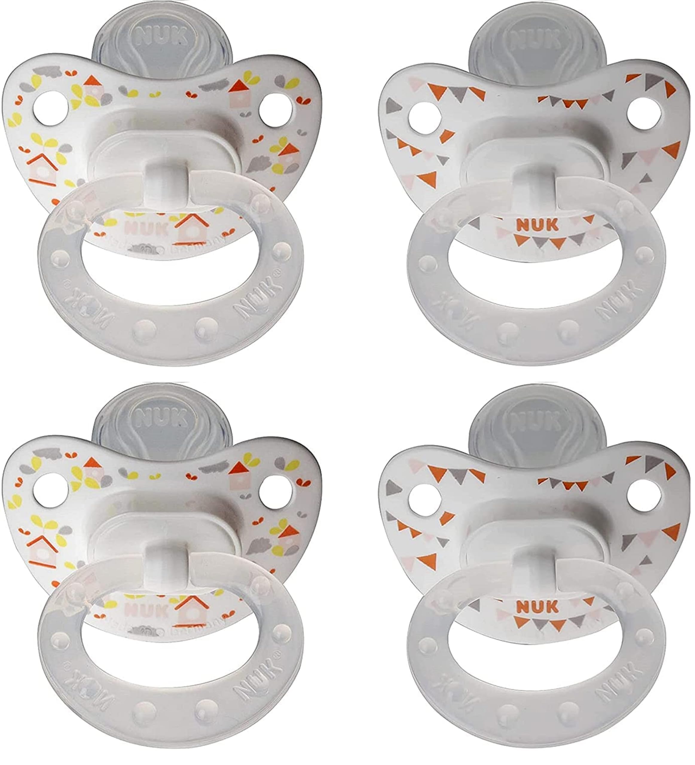 NUK Puller Pacifier Top-Rack Dishwasher Safe for quick cleanup and convenience.