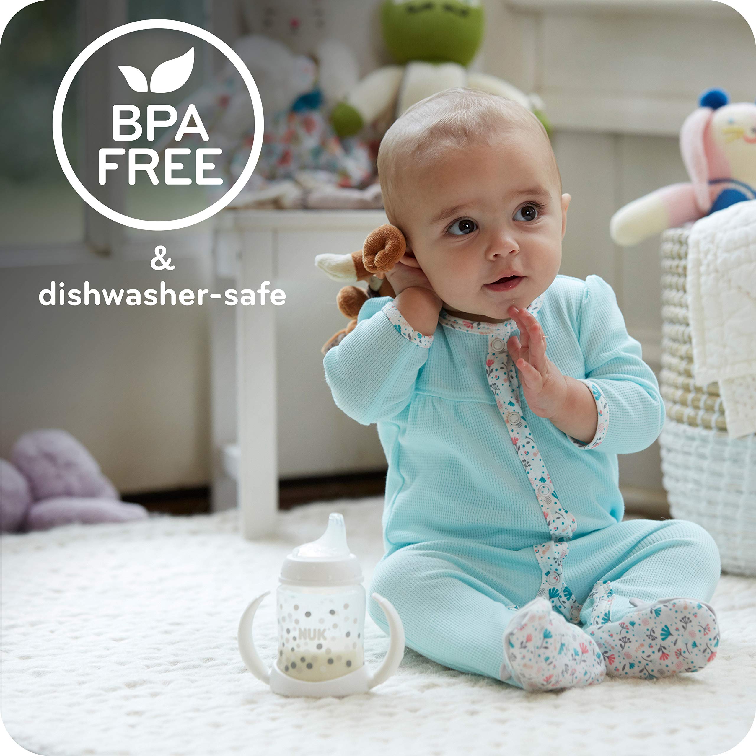 NUK Sesame Street bundle items are BPA-free and dishwasher-safe