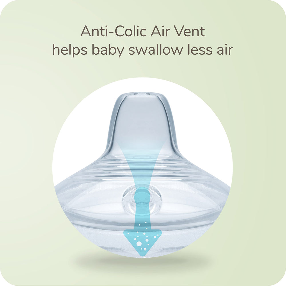 NUK Simply Natural Learner Cup fits Simply Natural bottles for seamless transitions.
