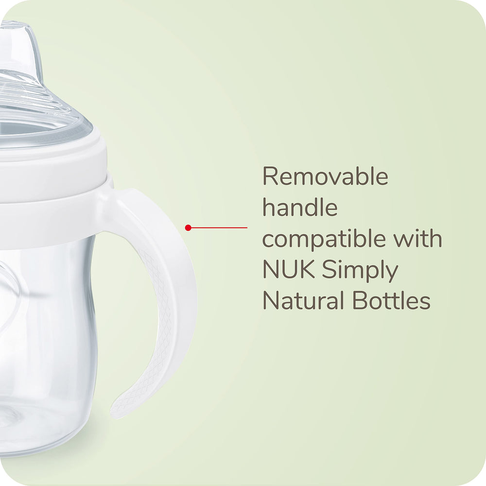 NUK Simply Natural Learner Cup uses Tritan base that is BPA-free and durable.