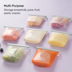 Nuliie bags feature a 3-inch opening for easy pouring and quick cleaning