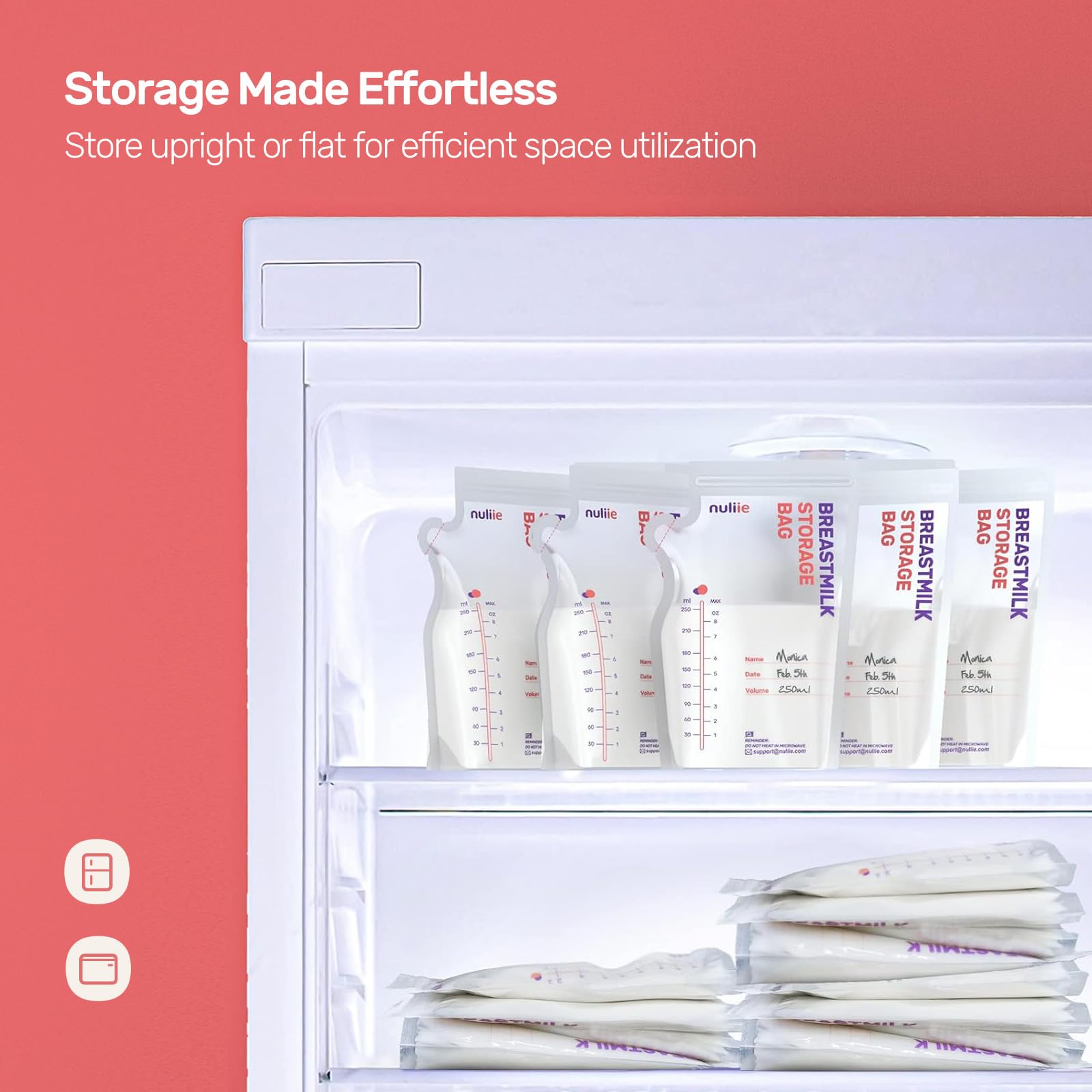 Nuliie BPA-free bags use food-grade materials for safe storage