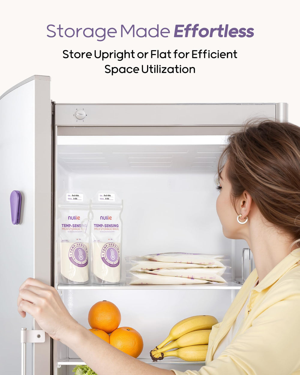 Nuliie BPA-free food-grade materials ensure safe storage while preserving nutrients during freezing.