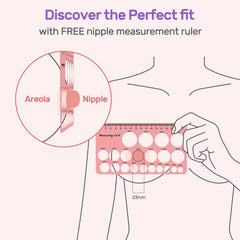 Nuliie breast pump shield 24mm compatibility: improved fit for wearable pumps.