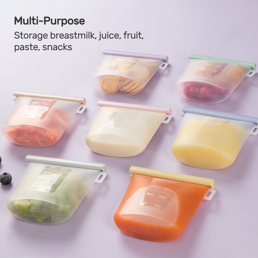 Nuliie breastmilk bags freezable and heatable for storage and warming