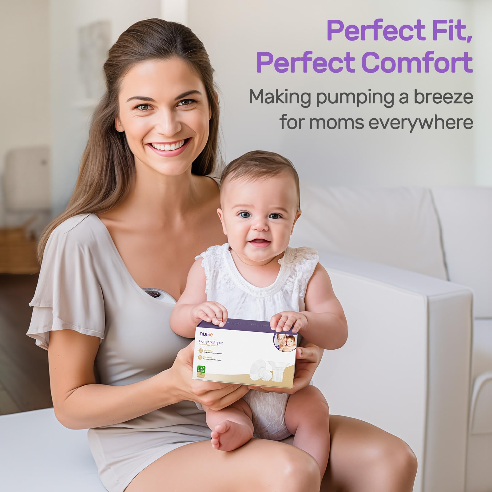 Nuliie cleaning brush included: supports quick maintenance and hygiene.